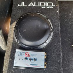 JL Audio 8" Subwoofer With Box And Amp 
