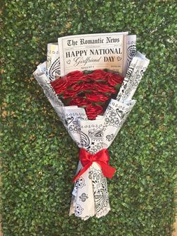 National Girlfriend Day flower bouquet