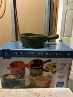 6 Stoneware Bowl Oven Safe Up to 400 degrees