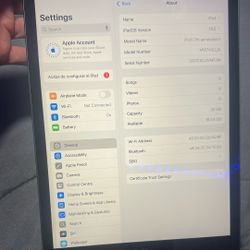 iPad 7tha Generation Capacity 32 Gb