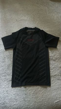 YoungLA 465 Superhero Compression Tee Black Gym Shirt