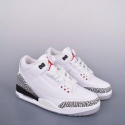 Jordan 3 Free Thow ine White Cement