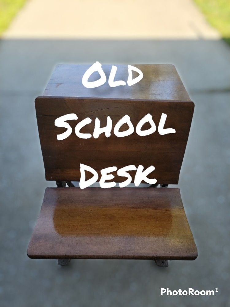 Vintage School Desk