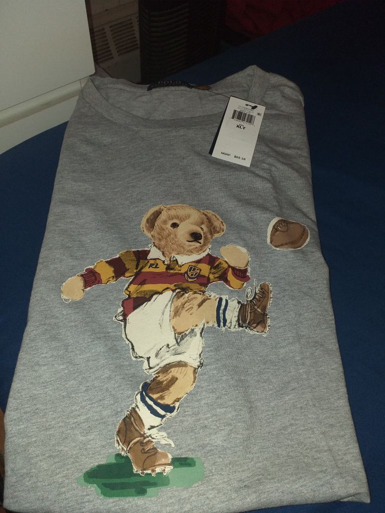 Polo Ralph Lauren kicker bear t shirt size XLT
