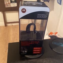 Motorola Elite Silver Bluetooth Headset
