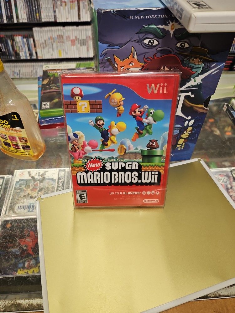 New Super Mario Bros. Wii (Nintendo Wii, 2009) - Brand New/Sealed!