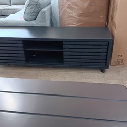 All Black TV Stand $10 Down