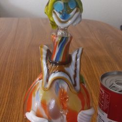 Vintage Art Glass Murano? Style Clown Decanter Bottle See Pictures For Best Description Soup Can For Size Comparison Perfect Condition