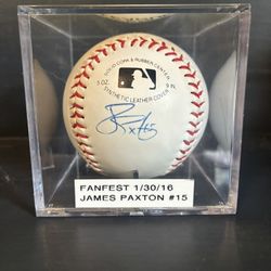 James Paxton Auto Baseball ‘16