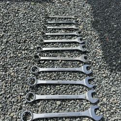 Wrench Set From 1 3/8” To 2 1/2” .  Pittsburgh Brand