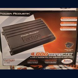 POWER ACOUSTIK 4000 Watt Amplifier