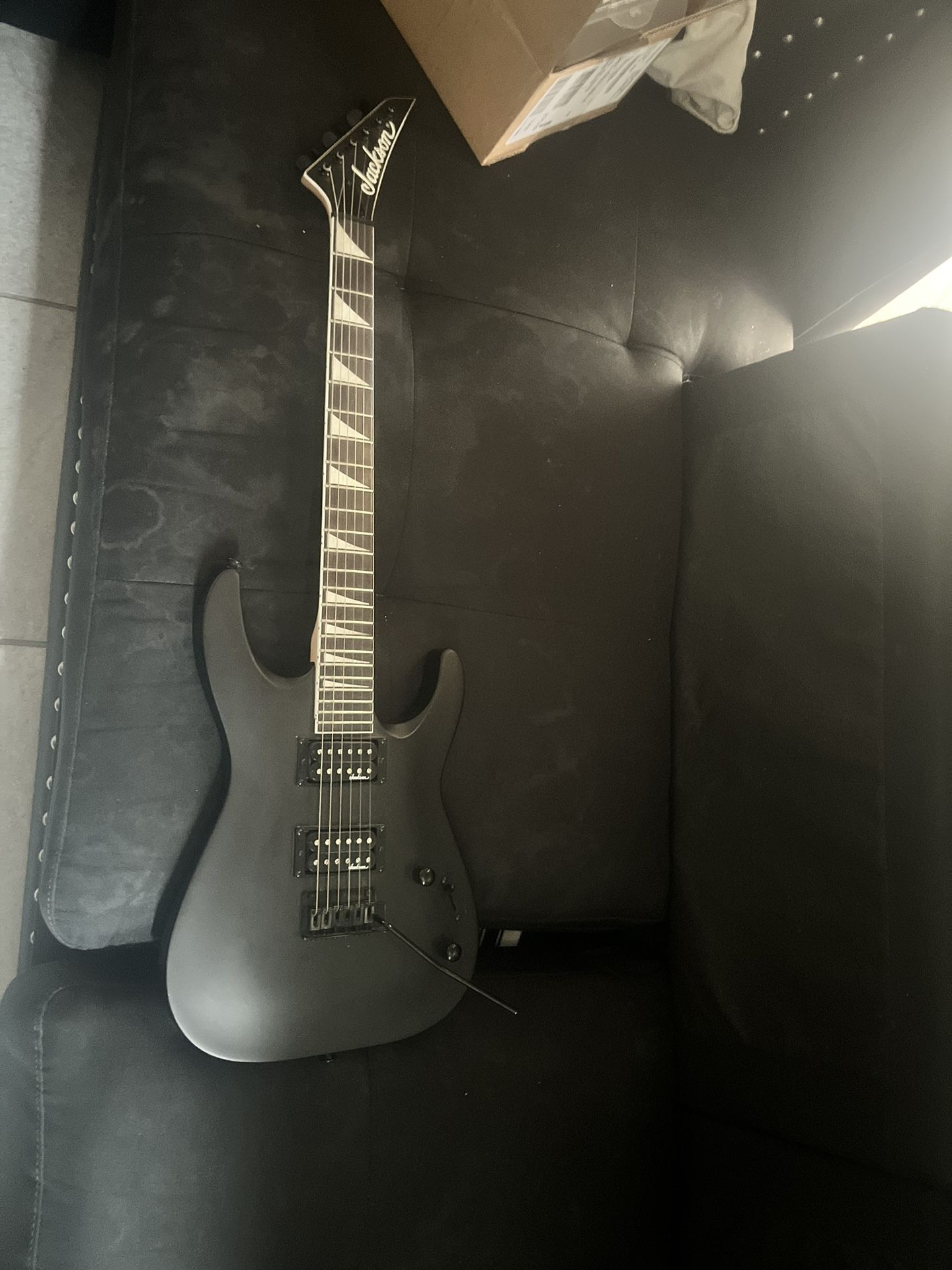 Selling Jackson Guitar With Mini Orange Amp 
