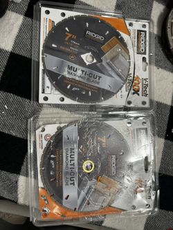 Two New ridgid 7 multi-cut diamond blade $25 Each 