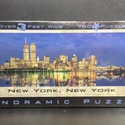 Buffalo Games New York, New York Panoramic Puzzle 750 Pc New Sealed!