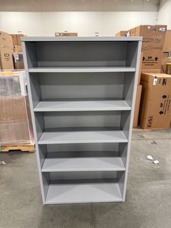 Grey Bookcase/Shelving Unit
