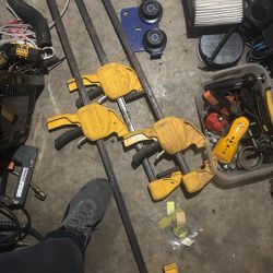 3 Dewalt Board Clamps