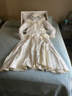 Vintage Western Style Wedding Dress - Size 12