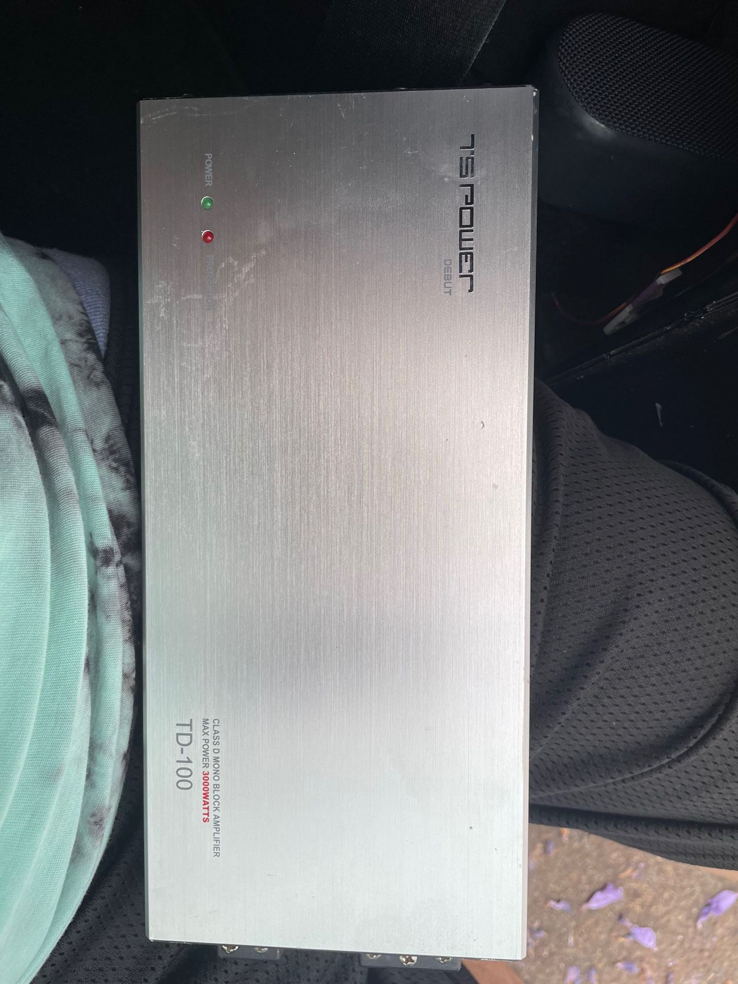 TS POWER debut (TD-100) AMP 3000wtts