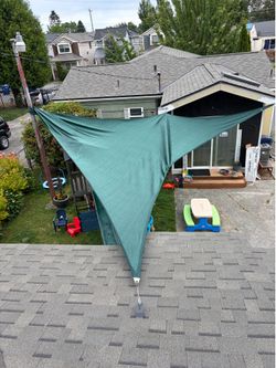 30x30x30’ sun shade