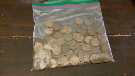 1950s to 1959 wheat pennies 100 count