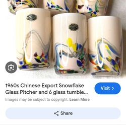 1960s Chinese  Export Snowflake Set