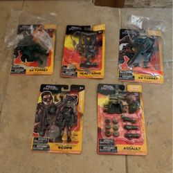 5 Final Faction Action Figures