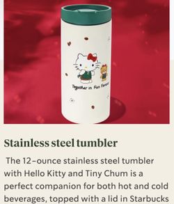 Starbucks Hello Kitty Tumbler