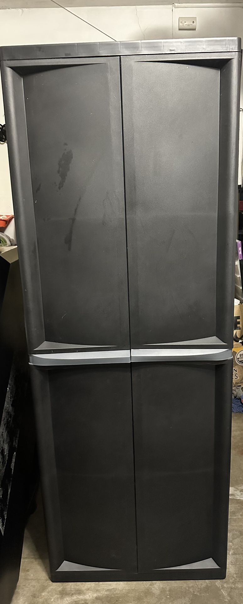 Storage 4-Shelf Caninet for Garage or Laundry Storage 