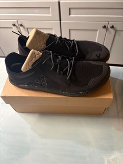 Vivobarefoot Black Mesh Sneakers