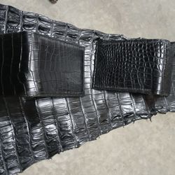 Crocodile Wallet Genuine Leather 