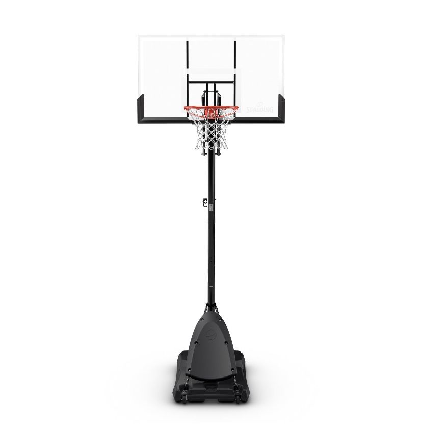 Spalding 54" Shatter-proof Polycarbonate Exactaheight Portable Basketball Hoop