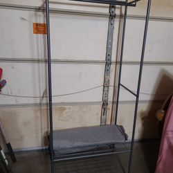 Free Standing (Not Free) Covered Garment Rack