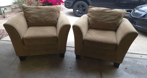 Pair of Tan Chairs