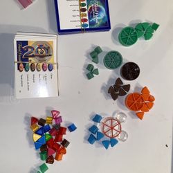 Miscellaneous trivial pursuit pieces and cards $8 Or Free with another purchase