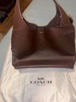 Coach New York Brown Leather Shoulder Bag