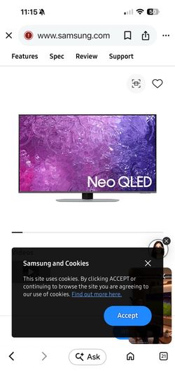 Samsung QN 90 C 85 inch
