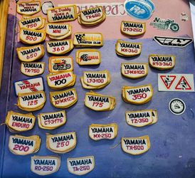 Vintage 1970s NOS Yamaha Patches