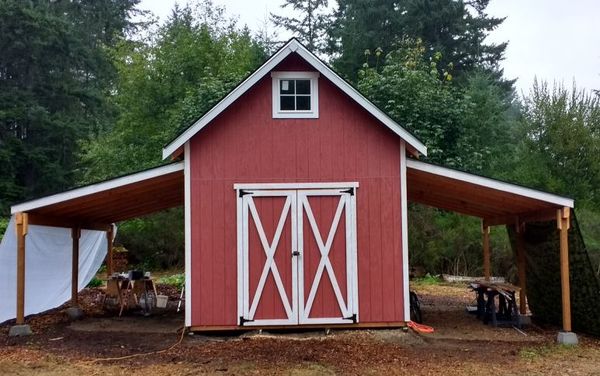 12x16 Shed With 16 X10 Lean Tos For Sale In Olympia Wa Offerup