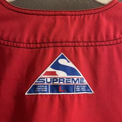 Vintage Supreme Red Baseball Jersey- Large Very Rare 