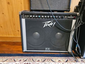 VINTAGE PEAVEY DEUCE GUITAR TUBE AMP BLACK WIDOW SPEAKERS