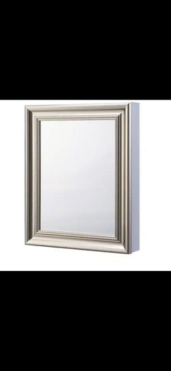 Rectangular Medicine Cabinet with Mirror
