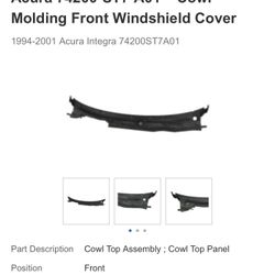 NEW 1994-01 OEM Acura Integra Front Windshield Cowl USDM LHD Type R Mugen Spoon Toda JDM DC2 DC4 ITR