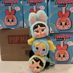 Pop Mart Crybaby X Powerpuff Girls Plush Pendant