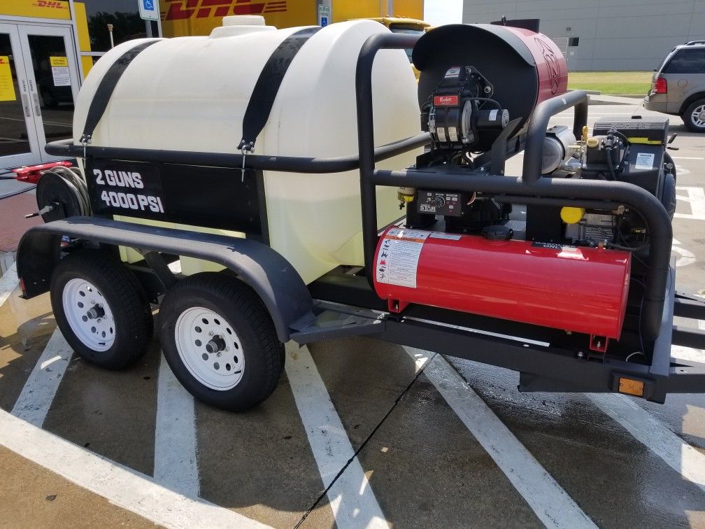 Northern Tool 4,000 PSI/2 Wand Pressure Washer Setup
