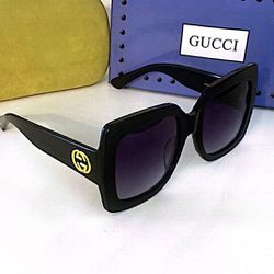 New GUCCI SQUARE Oversized Sunglasses 