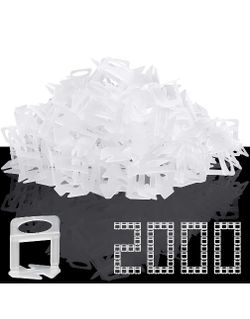 2000-Piece 1/8" Tile Spacers Clips