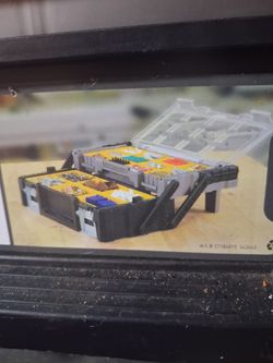 Double-Layer Parts Organizer Tool Box