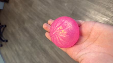 Pink Mini  Glitter Dumpling