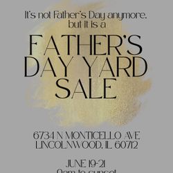 June 19-21 - Yard Sale – Tools, Antiques, Collectibles & More! $1 (Lincolnwood)