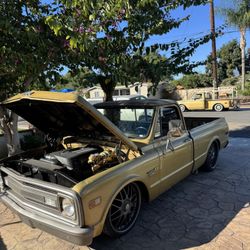 70 Chevy C10 Short Bed LS Motor And Much More 